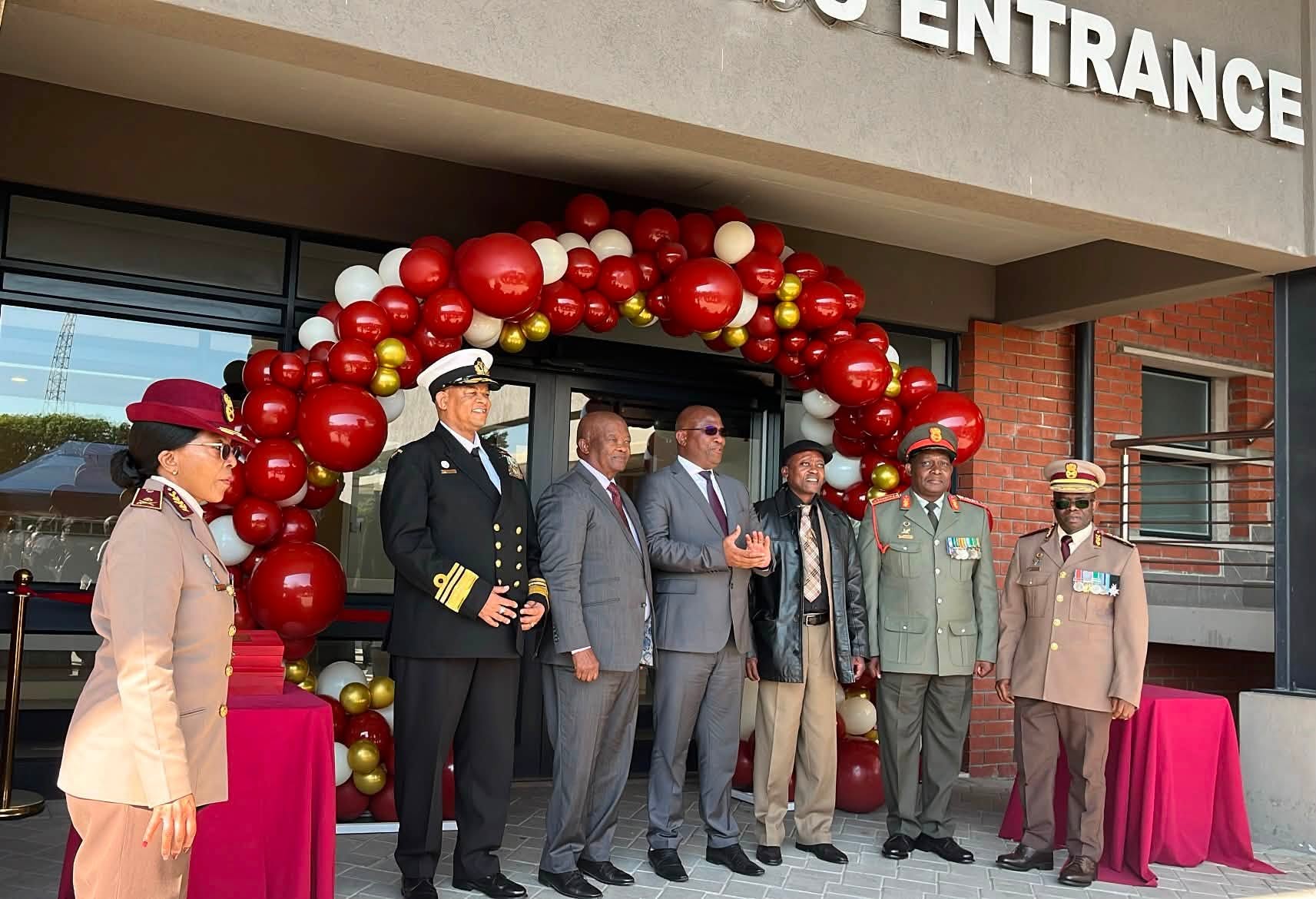 The Military Base Hospital was officially opened on Thursday, 13 August.