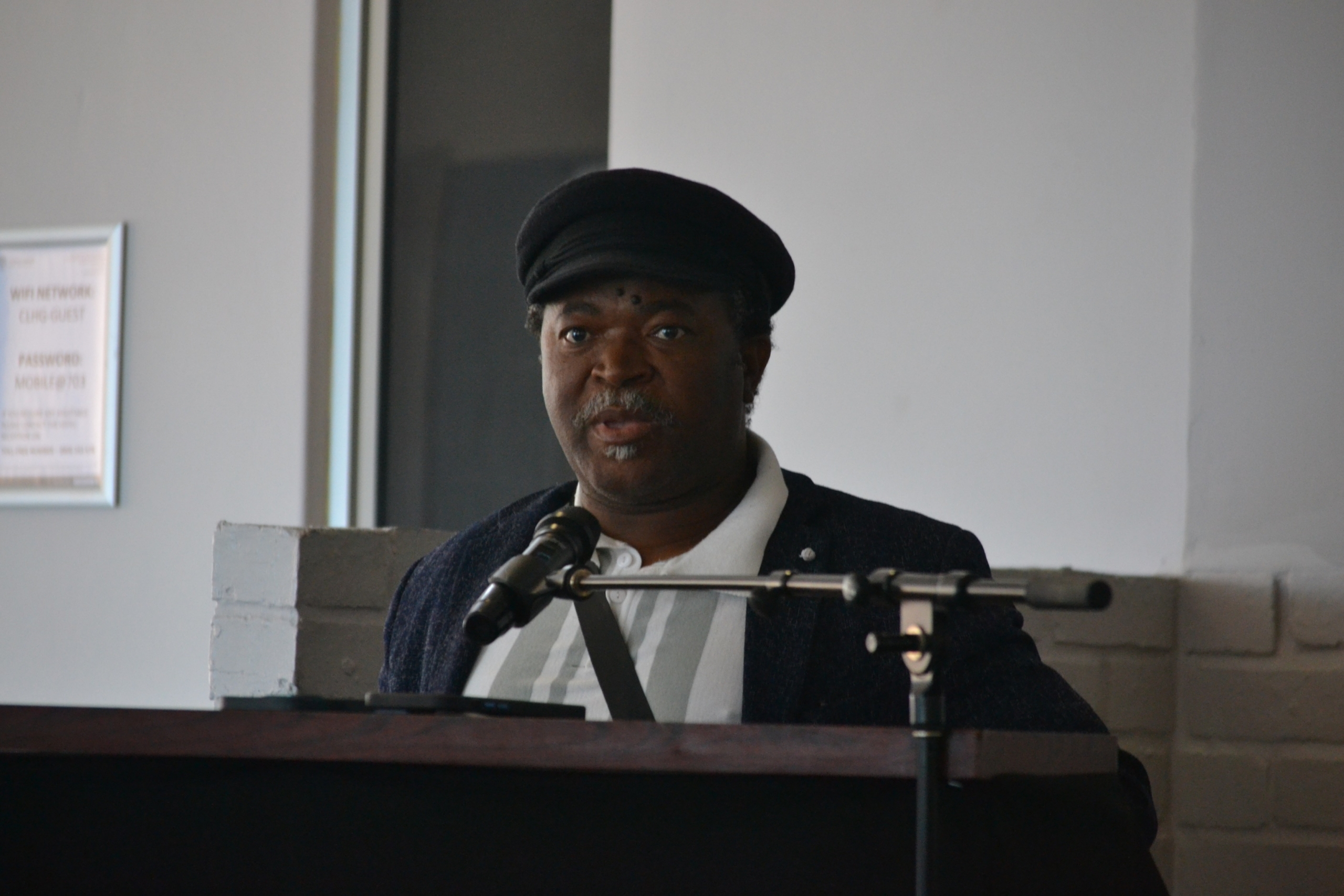 Nelson Mandela Bay Civil Society Coalition chairperson Monga Peter.