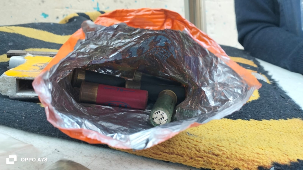 Police recovered various quantities of ammunition.