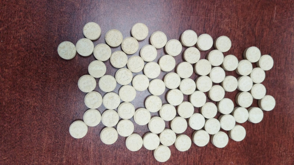 A total of 200 Star Mandrax tablets and 74 Boss Mandrax tablets were also recovered.