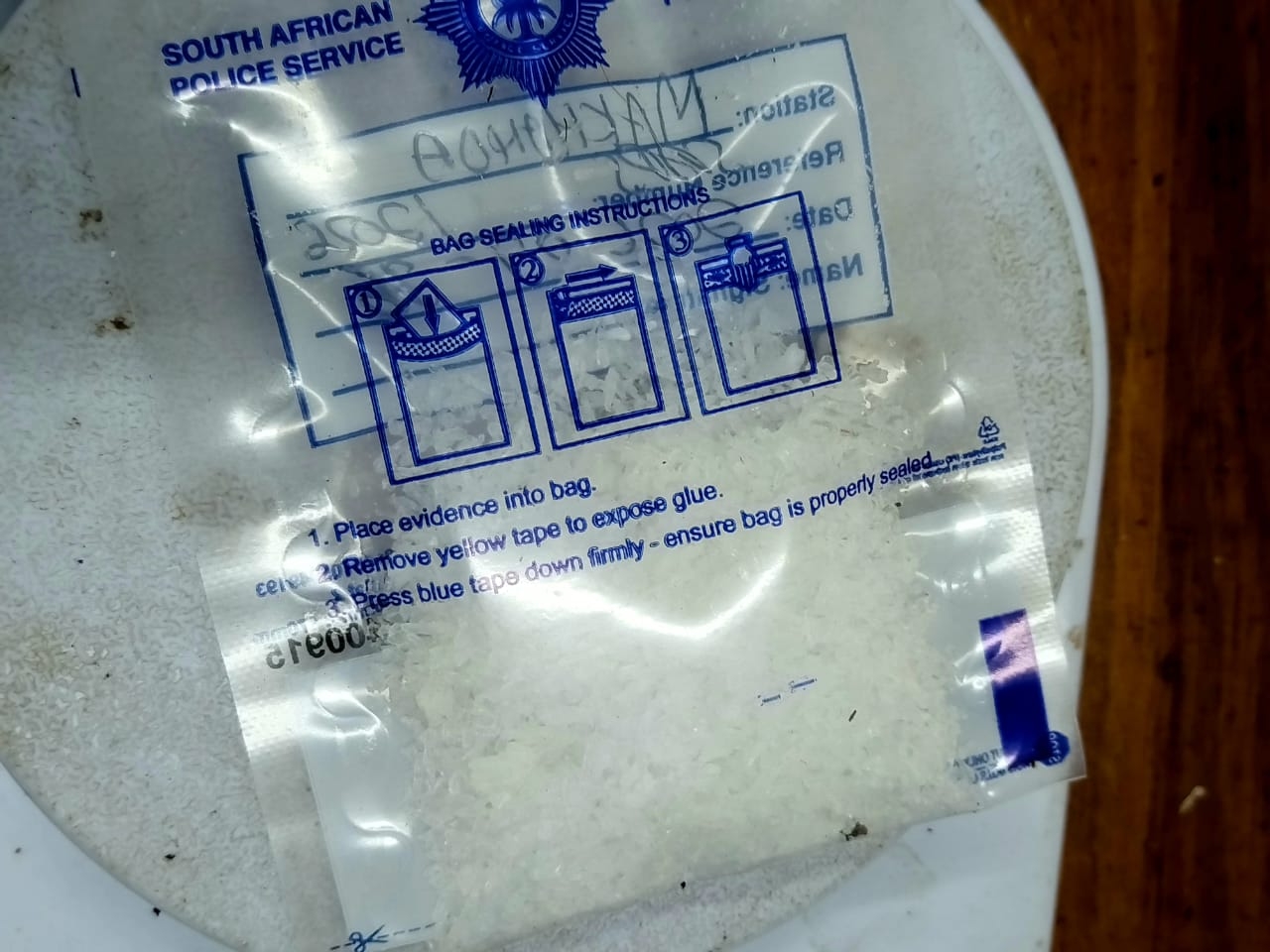 Drugs found in bust.