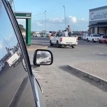 An alleged cash-in-transit heist took place yesterday at a shopping centre.