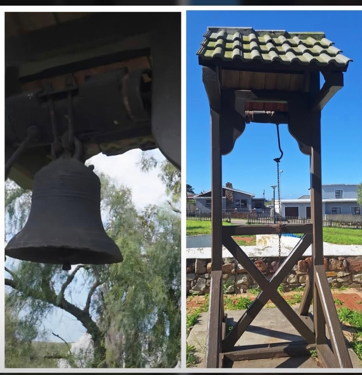 The historic 1815 church bell was stolen from the Bethelsdorp Congregational Church.
