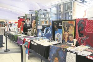 Matric art up at Blue Route Mall in Tokai