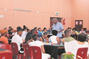 Matric learners share in Table of Joy at community building event