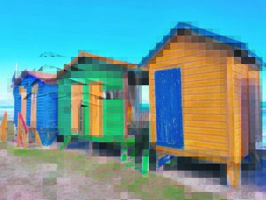 Beach hut doors at popular beach in Cape Town removed to curb vandalism
