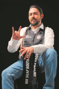 Mr Deaf SA 2023 finalist: ‘To all young deaf people, don’t be afraid of who you are, be confident’
