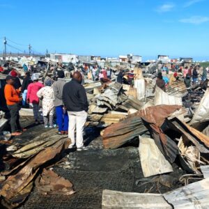 Around 500 people displaced, one dead, after tragic fire in Masiphumelele