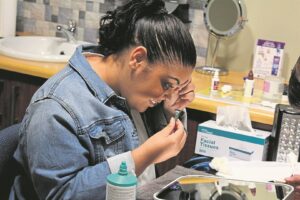 Westridge woman has new lens on life with special contacts that restores her sight