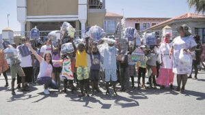 School bag drive shifts momentum