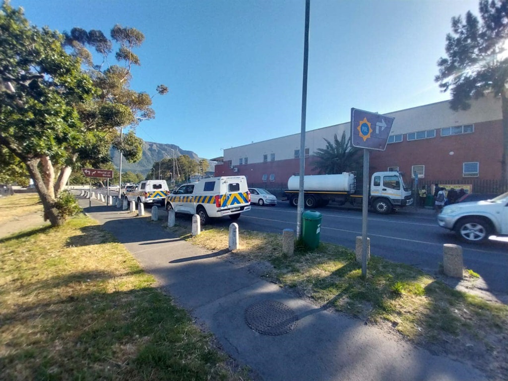 A water tanker has been parked since early Thursda