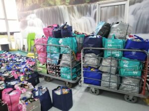 Groote Schuur Hospital staff spread Christmas cheer with over 800 grocery hampers for patients