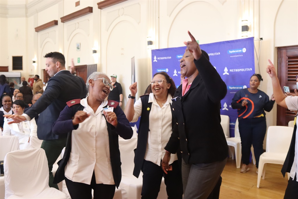 Staff strutting their stuff. 