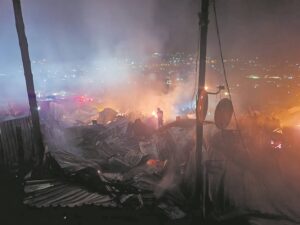 500 people displaced as yet another blaze rips through Imizamo Yethu