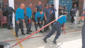 Safety officials pull their weight at inter-departmental fitness challenge
