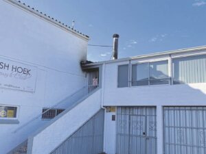 Beam close to braai fire could have caused Fish Hoek squash club’s roof to be damaged