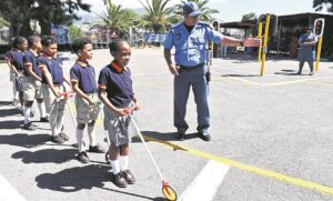 Road safety education program teaches learners critical traffic skills to prevent accidents
