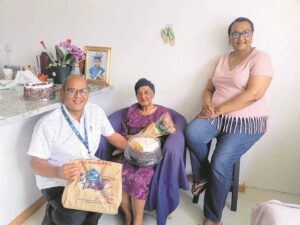 ‘I don’t know what it is, to feel 100’: Great-granny celebrates a century of life
