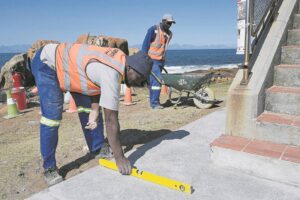 City repairing coastal walkways