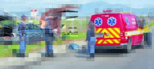 ‘Military’ man held over accident