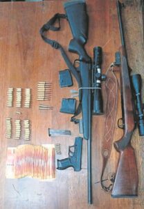 Five arrested for having unlicenced firearms