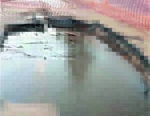 Burst causes sinkhole in Lakeside