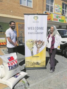 Two-ton rice gift to communities