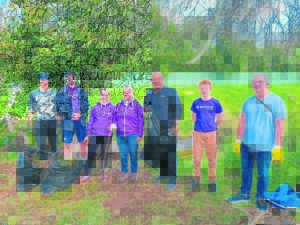 Sea Scouts tackle riverbank