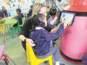 Literacy project launched at primary school to bridge the digital divide in Lavender Hill
