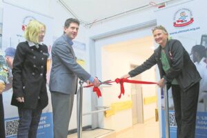 Victoria Hospital unveiled their new and improved out-patient paediatrics ward improving quality care