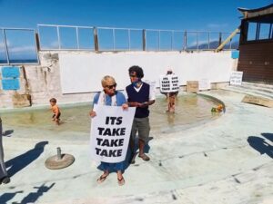 Save our beach, pool