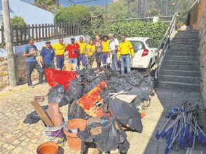 Clean-up campaign to combat unwanted mountain fires