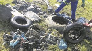 ‘Sewers not for junk’: TV sets, mattresses and car parts retreived from Lavender Hill drain
