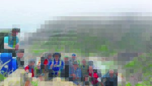 Hikers on a mission to help others