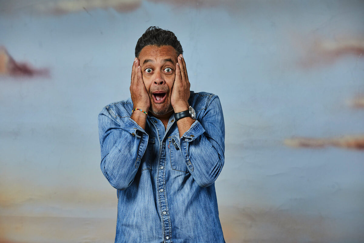 latest one-man show, Funny Side Up