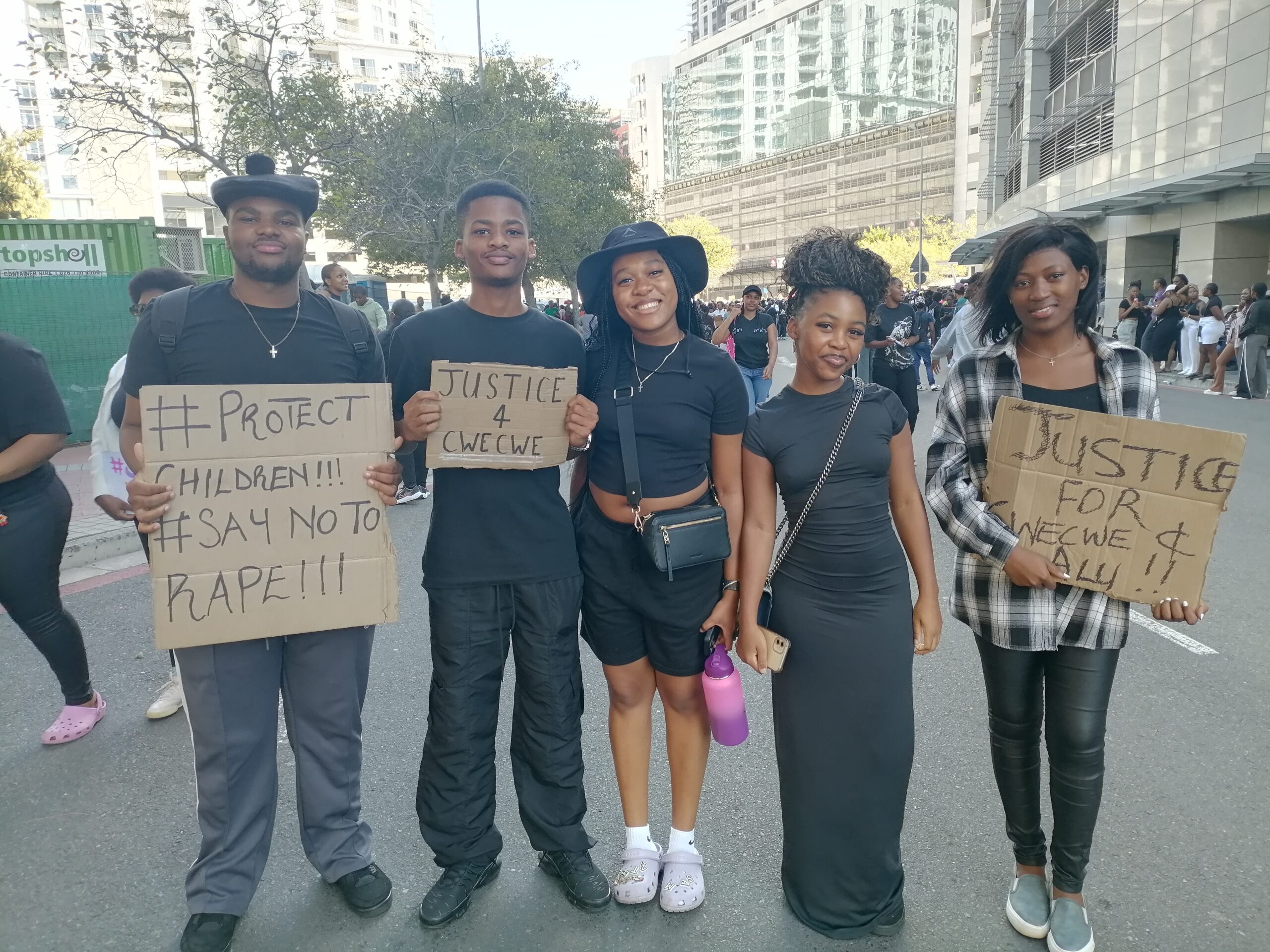Cwecwe protest in Cape Town