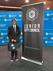 Fish Hoek learner joins Junior City Council to drive community change