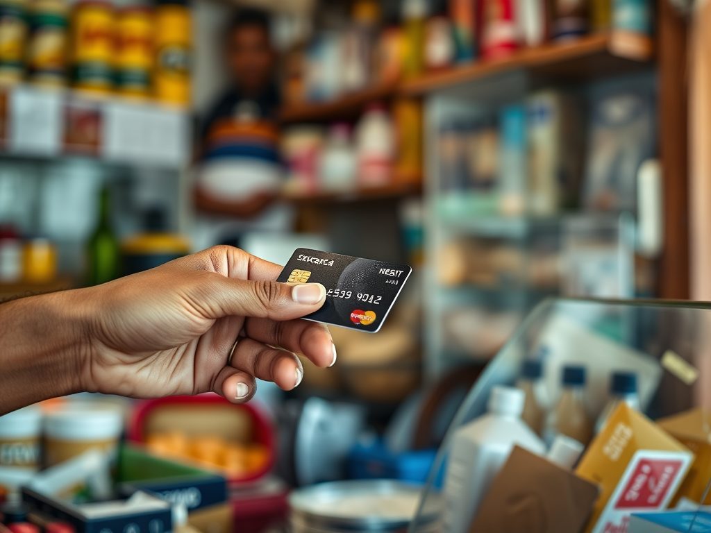 Unlawful Spaza shops surcharges. This photo was generated by AI