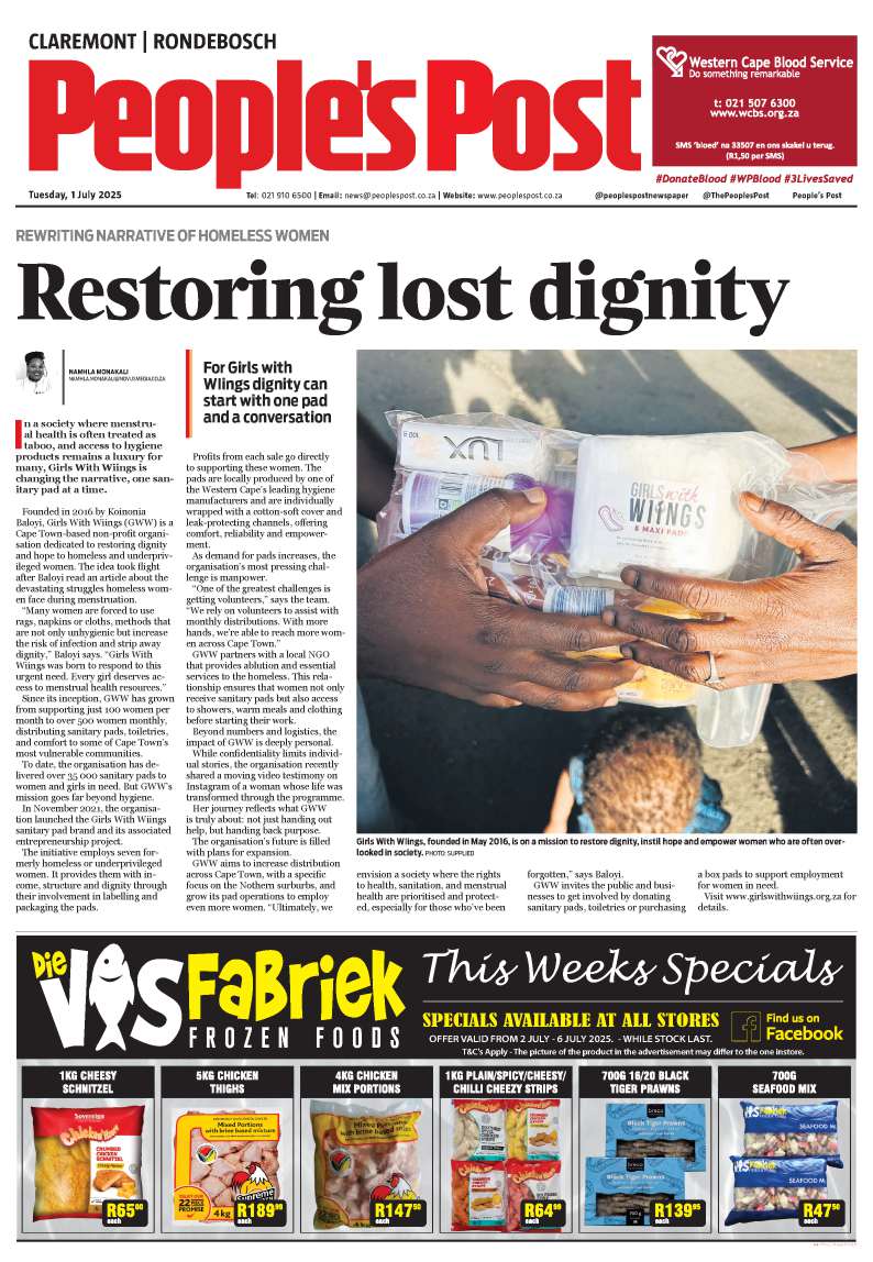People’s Post | Claremont/ Rondebosch| E-Edition 1 July 2025