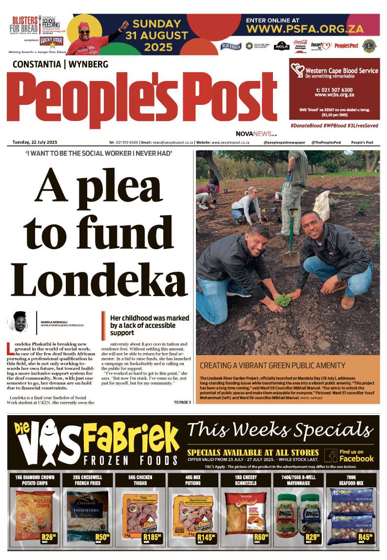PeoplesPost| Wynberg|Contantia E-Edition 22 July 2025