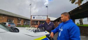 Police officers impart chess knowledge with learners