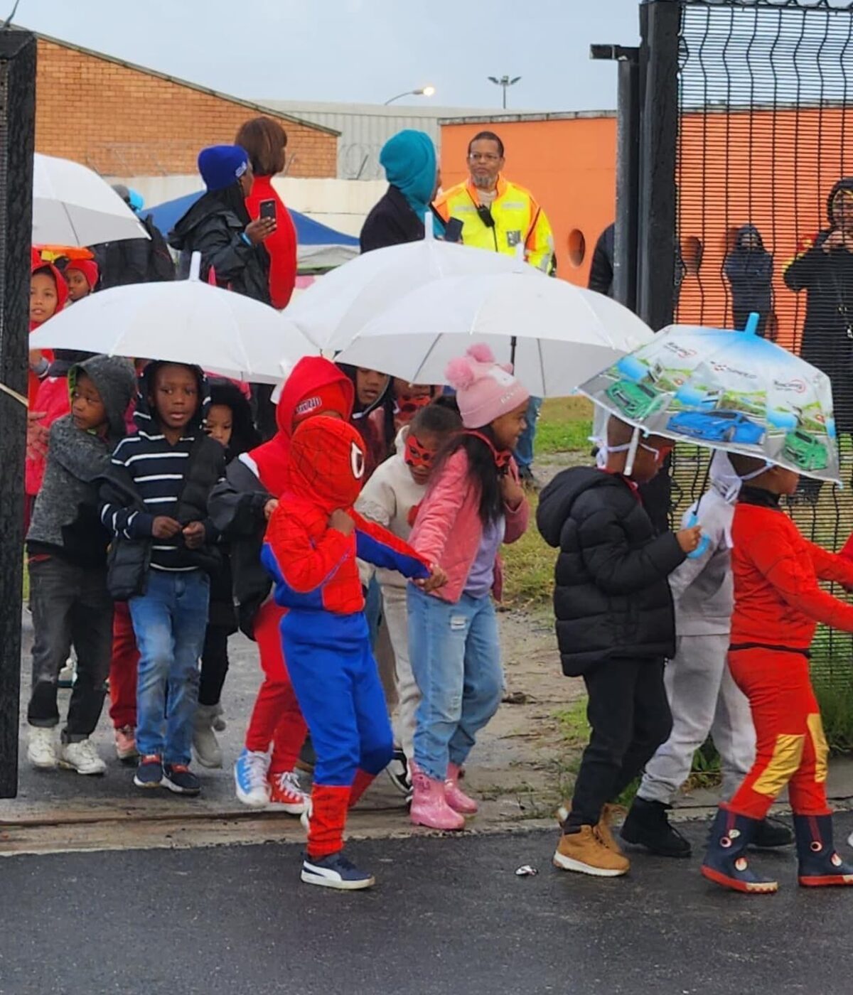 Learners in superheroes gears