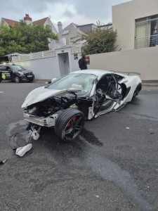 Sea Point crash: Nigerian rapper to be prosecuted after McLaren wreck