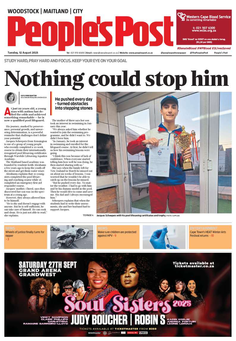 People’s Post| Woodstock/ Maitland/ City 12 August 2025