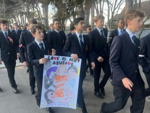 Bishops boys lead silent protest against GBV on Women’s Day
