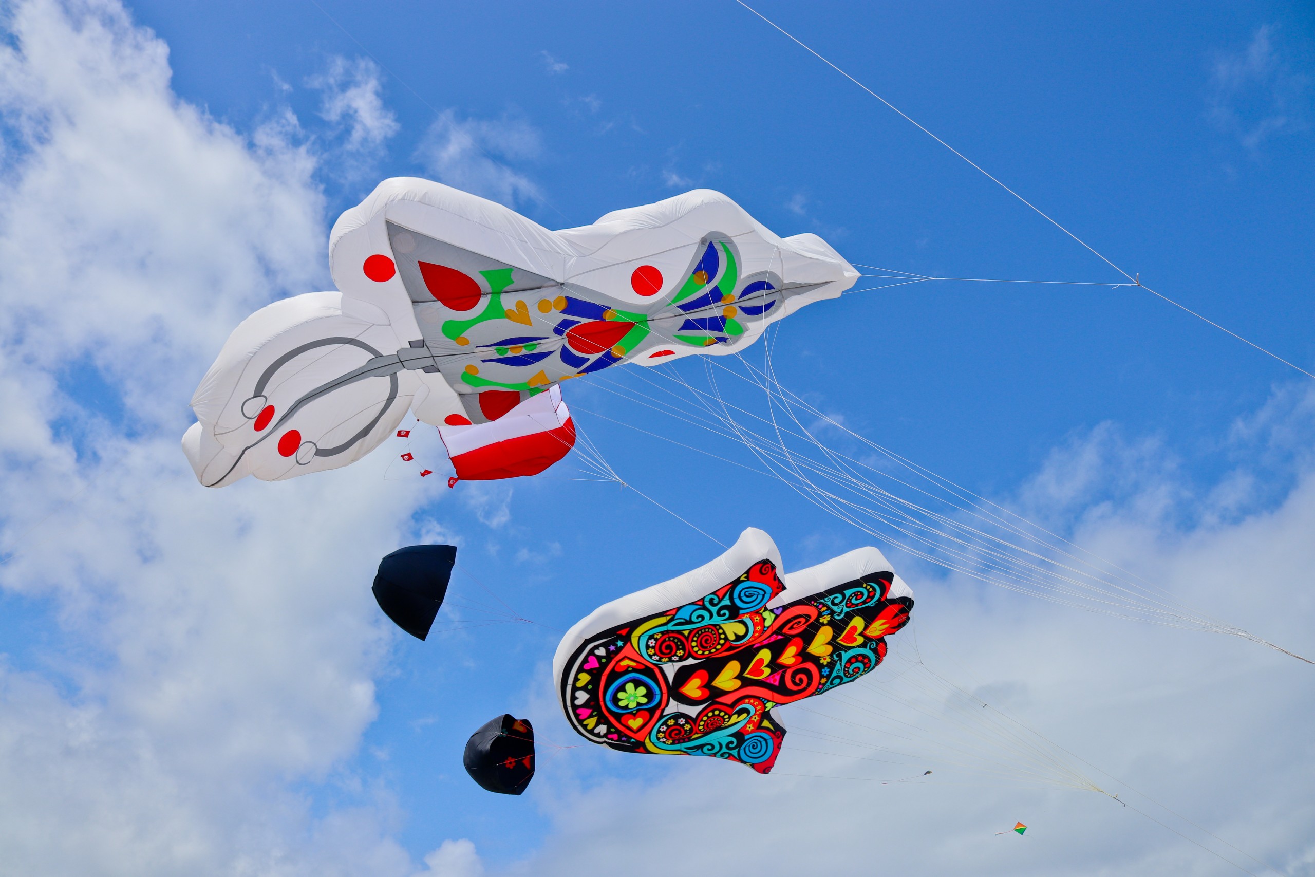 Colourful kites dance across the Cape Town sky at the 2024 International Kite Festival at Melkbosstrand Beach, symbolising hope and resilience in the fight against mental health stigma. Photo: Sulize Terreblanche