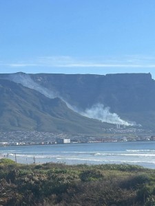Table Mountain fire largely extinguished as crews monitor hotspots