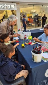 Longbeach Mall shoppers create festive tree from recycled materials