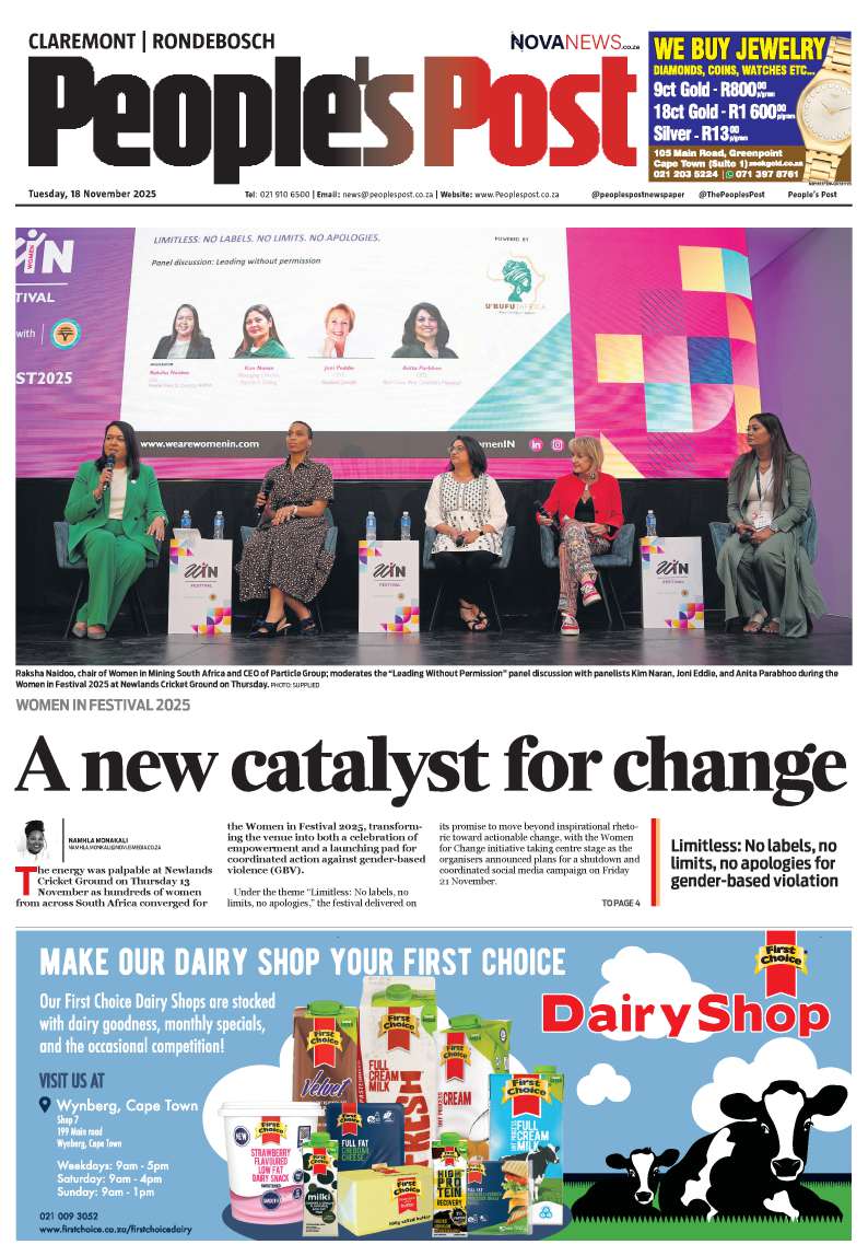 People’s Post Claremont/Rondebosch 18 November 2025