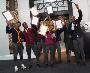 Township learners turn maths into art through innovative AIMS sewing and technology programme